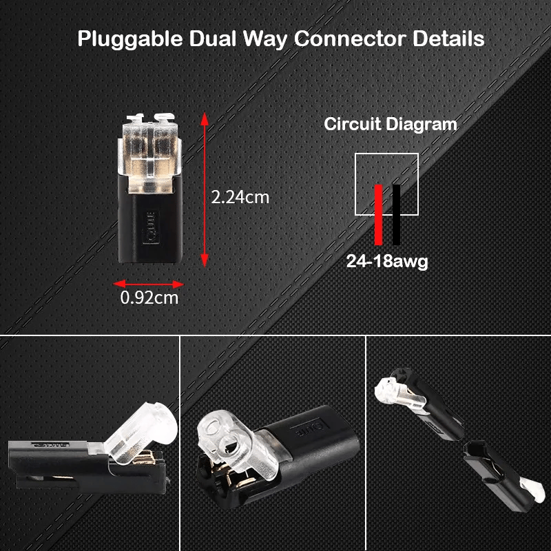 (š„Last Day Promotion - 49% off)2024Double-wire Plug-in Connector With Locking Buckle(The more you buy, the more discounts you get)