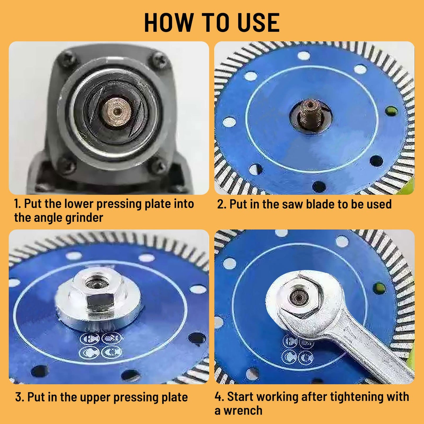 (š„Last Day Promotion - 50% off)100-Type Angle Grinder Nuts